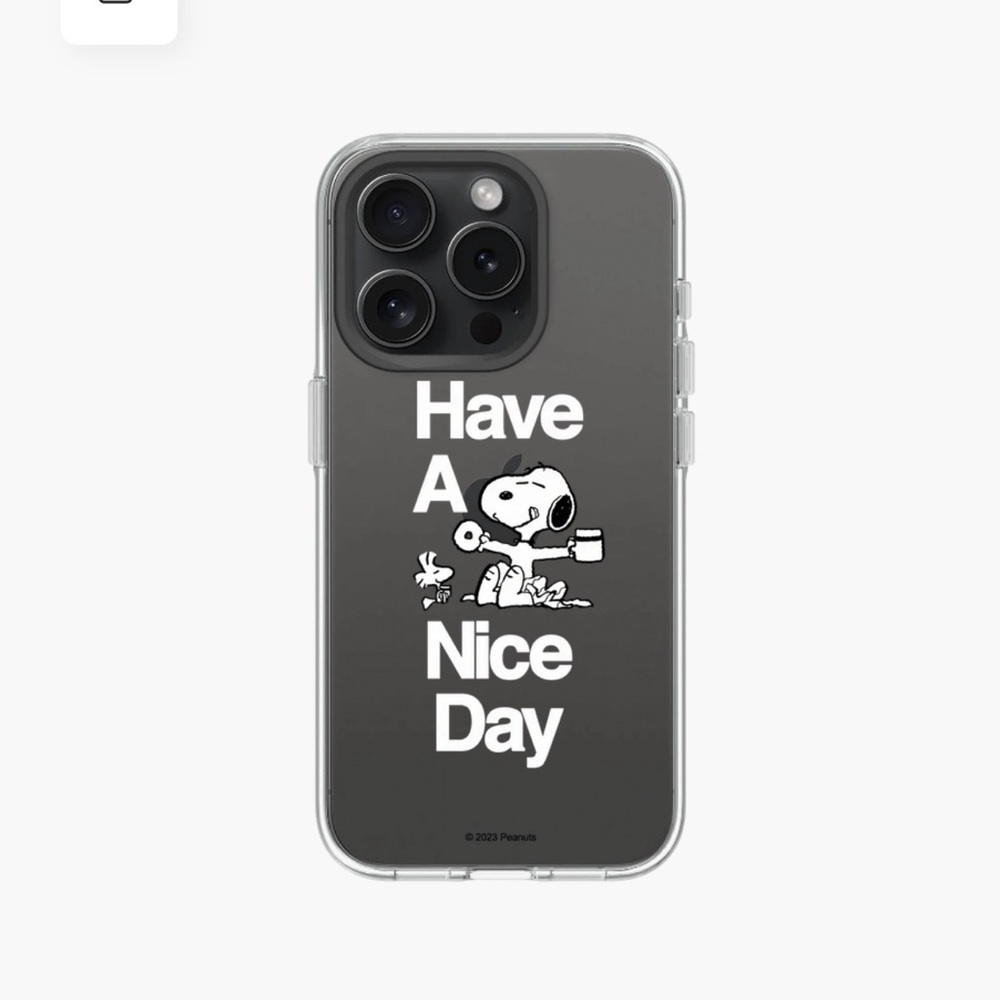 RHINOSHIELD‎ x Snoopy Clear iPhone 15 pro case